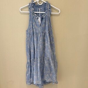 New STICHDROP Blue Sleeveless Dress. Size S.